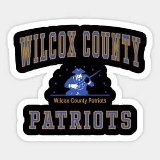 Wilcox County High School Patriots C1 Sticker